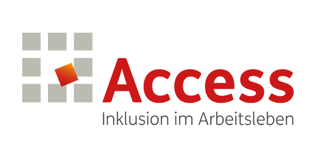 Logo Access – Inklusion im Arbeitsleben gemeinnützige GmbH mit Link zur Homepage.