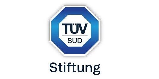 Logo TÜV SÜD Stiftung mit Link zur Homepage.